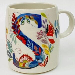 Anthropologie Petal Palette Monogram
Mug Letter S Design By Starla Halfmann
